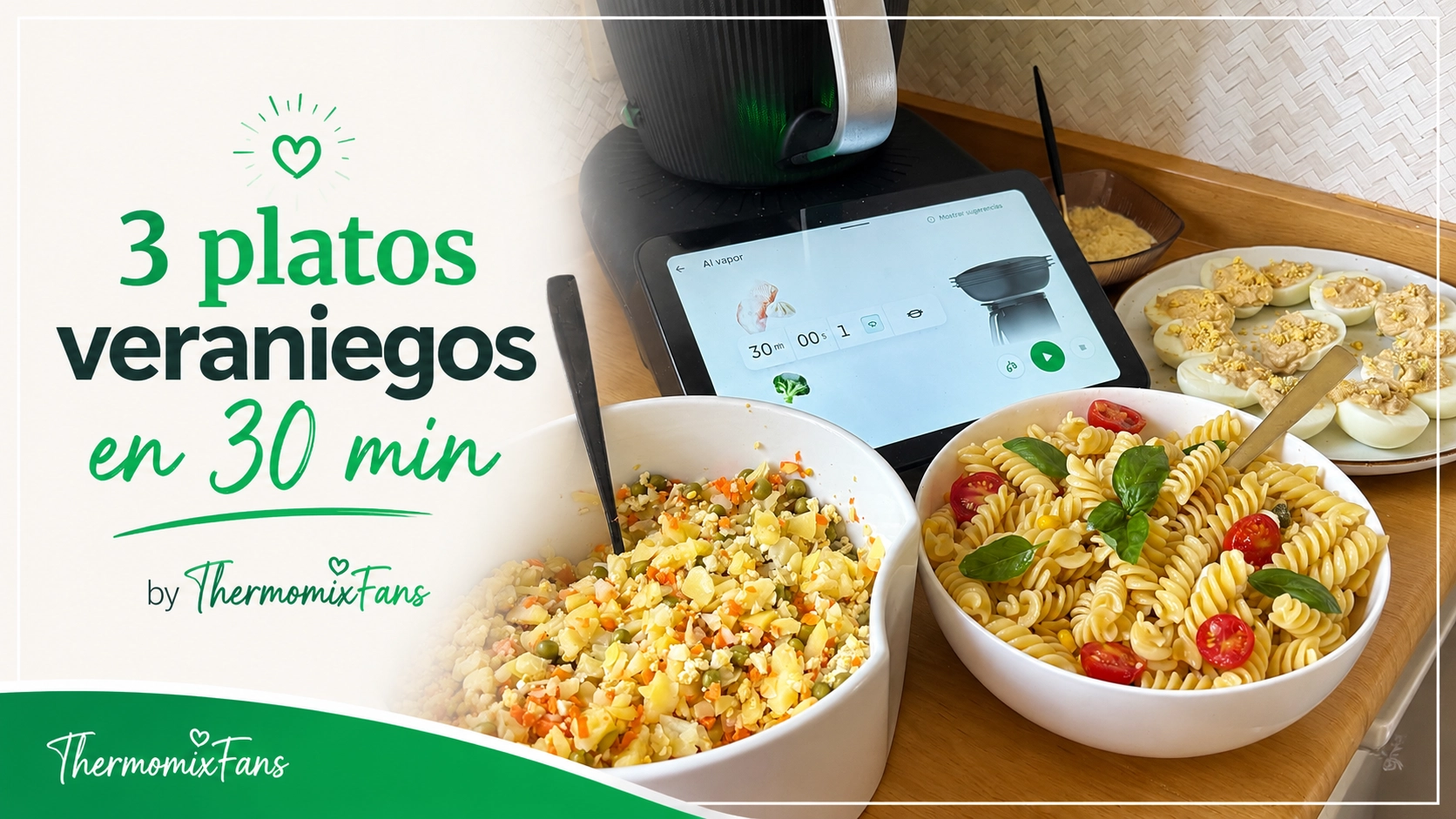 3 platos veraniegos en 30 minutos