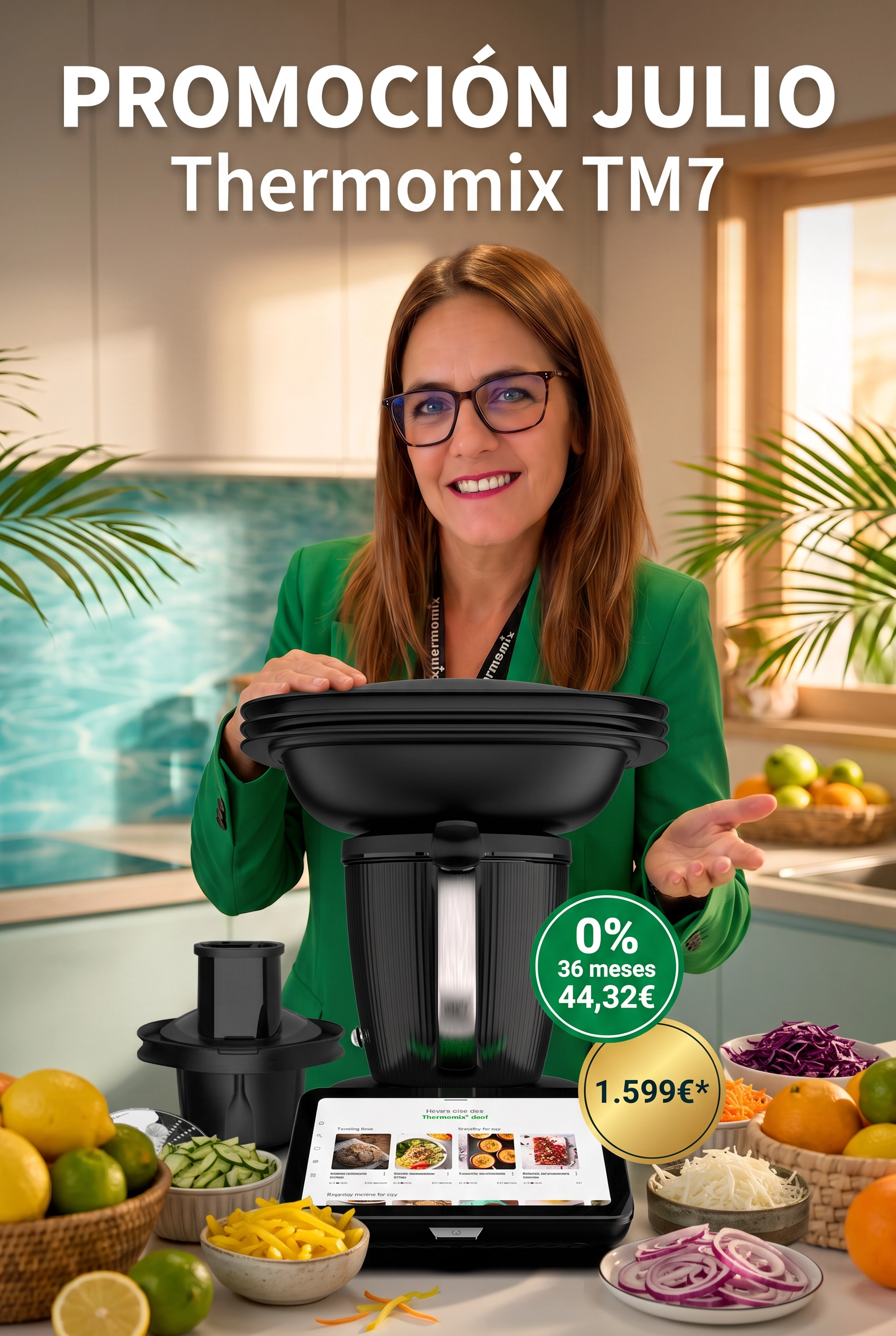 Comprar el nuevo Thermomix TM7: Oferta de julio Cortador+ exclusivo y financiación sin intereses