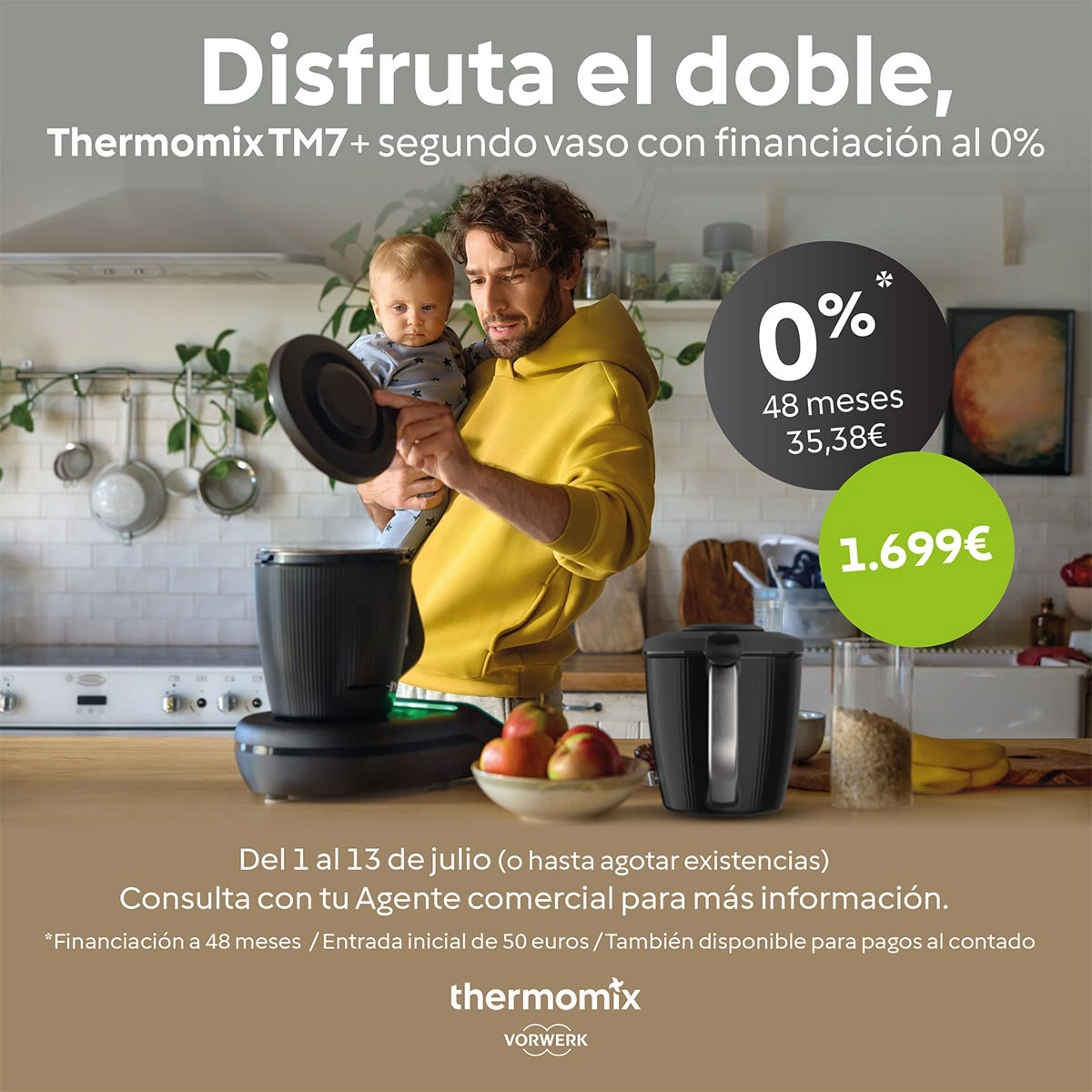 Nueva promoción con vaso de regalo y financiación sin intereses