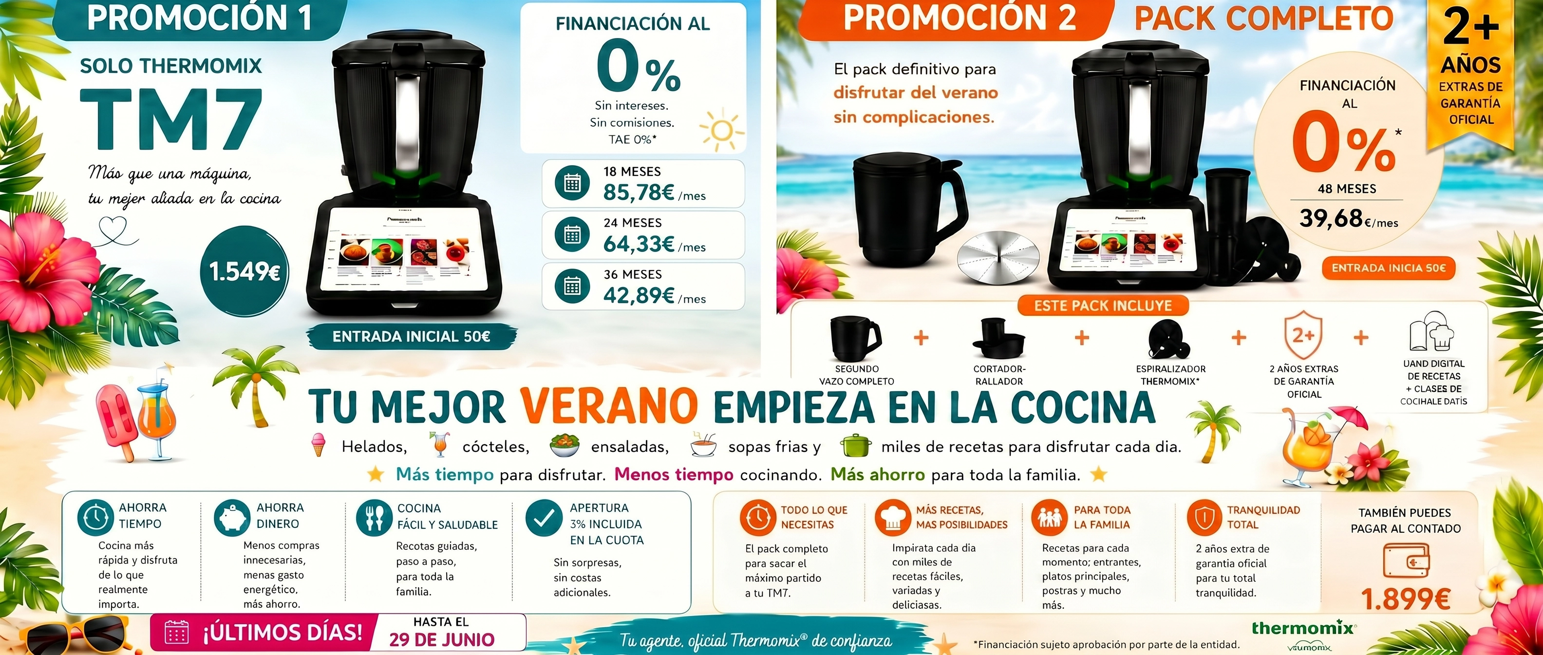 Thermomix TM7 Oferta Especial Junio 2026: Financiación 0% sin Intereses desde 39€/mes