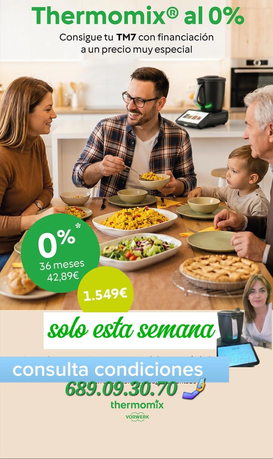 Oferta Especial Junio 2026 Thermomix TM7 : Financiación sin Intereses y Sorteo Aspirador Kobold